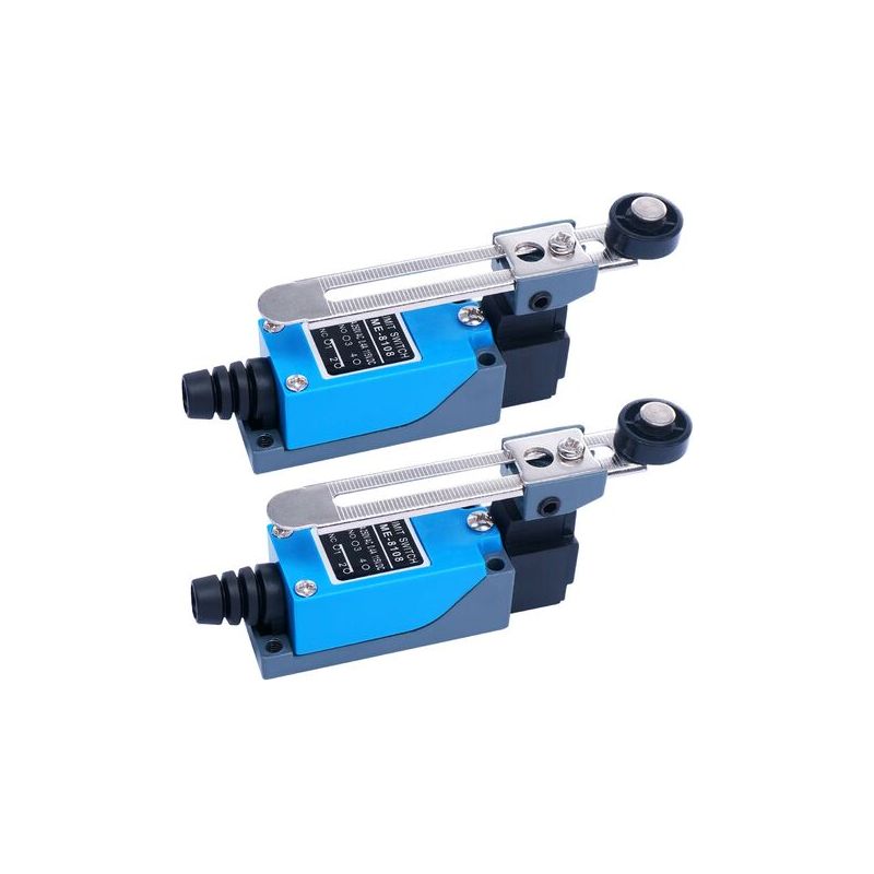 Lablanc – 2 Stück Me-8108 Momentan-endschalter, Einstellbarer Drehhebelschalter Nc-no Für Maschinen Und Andere Elektronische Geräte Me-8108