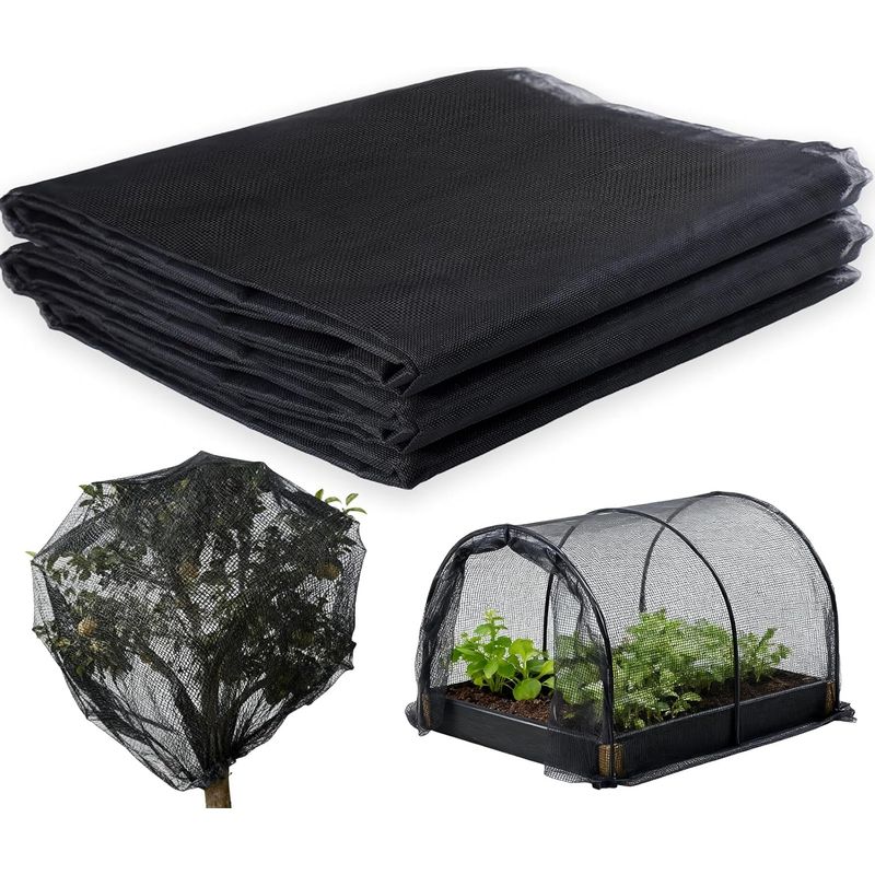 Moskitonetz Für Den Außenbereich, Insektenschutznetz, Feinmaschiges Gartennetz, Vogel- Und Jagdschutzbarriere, Pflanzenschutznetz Für Den Garten (3 X 4 M)