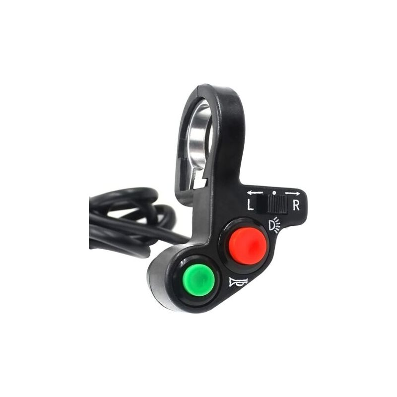 1 Stück 7/8" 22mm Multifunktions-motorrad-offroad-lenkerhupe-blinker-ein/ausschalter