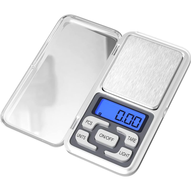 Lablanc – Präzisions-küchenwaage, 0,01 G–500 G, Mini-multifunktionswaage Mit Led-anzeige Und Tara-funktion, Elektronische Waage Für Lebensmittel, Schmuck, Medikamente Und Kaffee