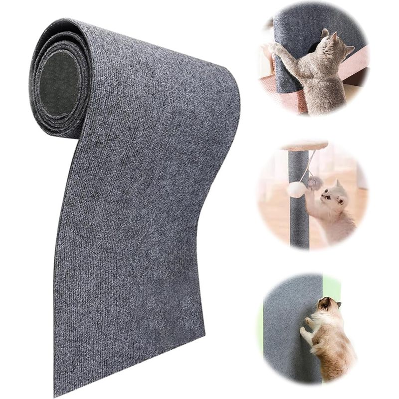 Lablanc – Selbstklebende Katzenkratzmatte 30 X 100 Cm – Kratzfester Sofaschutz – Zuschneidbar – Dickes Und Strapazierfähiges Polyester