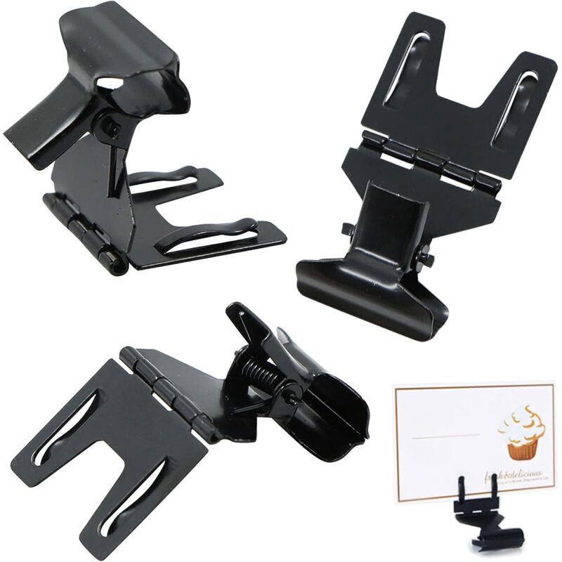 10 Stück Preisschildclips – Metall-etikettenclips, 5,2 X 2,8 Cm, Kartenhalter Für Preisschilder, Fotos, Erinnerungsfotos, Hochzeitstage, Büro