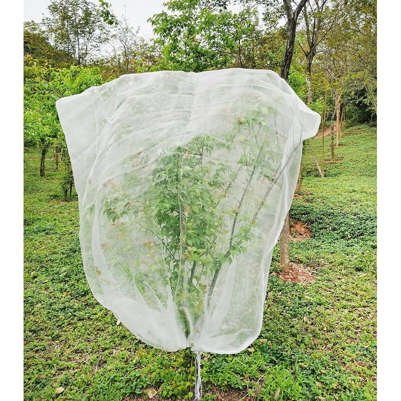 Lablanc – Schutznetz Für Obstbäume 1,8 X 1,8 M – Insekten- Und Vogelabweisend Mit Kordelzug, Strapazierfähiges Polyesternetz Für Kirschen/obst (garten/außenbereich)