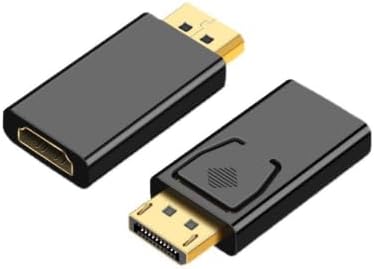 2er-pack Displayport-auf-hdmi-4k-60hz-adapter – Dp-stecker Auf Hdmi-buchse – Hdr, Hdcp 2.2, 3d, Plug & Play – Kompatibel Mit Laptops, Hd-fernsehern Und Projektoren – Unidirektional