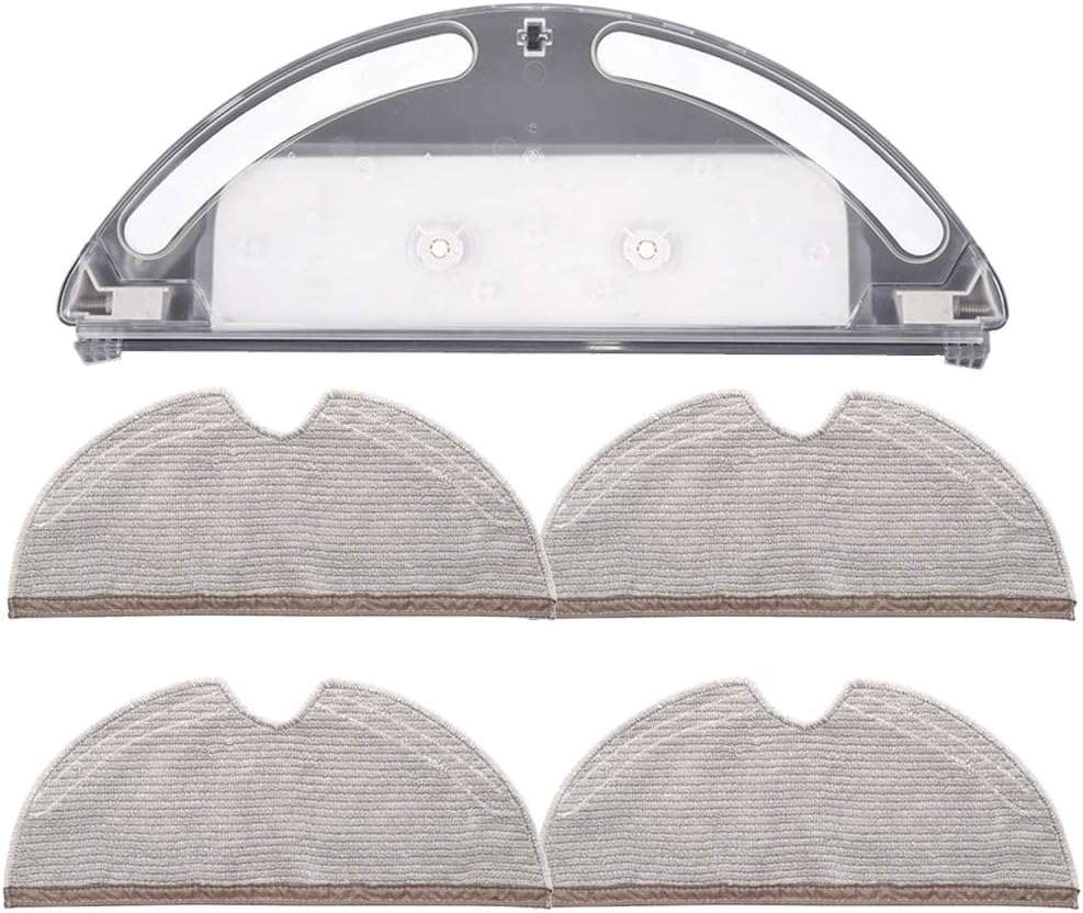 Wassertank Mit 4 Wischpads Für Vollständige Abdeckung Für Xiaomi Roborock S5 S50 S51 S55 S6 Staubsauger