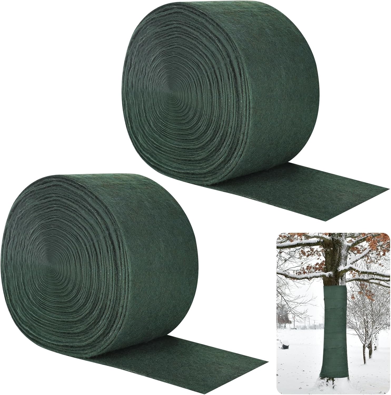 2er-pack Baumwoll-pflanzenschutzhüllen – 12 X 150 M – Winterschutz Für Pflanzen – Nährstoffspeicherung – Schutz Vor Frost Und Feuchtigkeit – Hält Pflanzen Warm