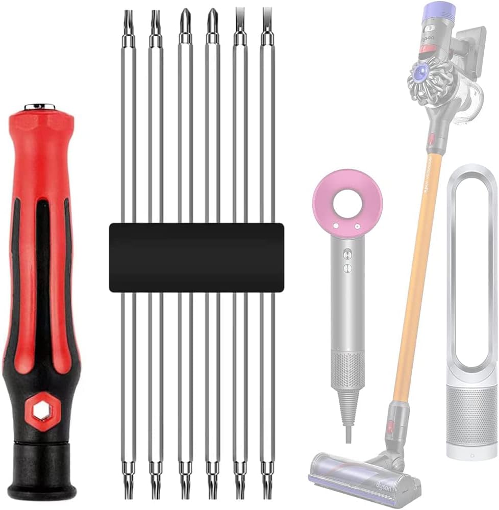 Dyson Haartrockner-reparaturset, 7-teilig, Spezial-torx-werkzeug Zum Entfernen Und Warten Von Haartrocknern Für Dyson V6/v7/v8/v10/v11 Staubsauger