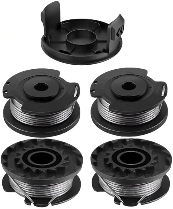 Robuste Nylon-trimmerfadenspulen + 1 Trimmerschutzhülle, Ersatzfadenspule Kompatibel Mit Bosch Easygrasscut 23, 26, 18, 18-230, Modelle Art 23 Sl, 26 Sl