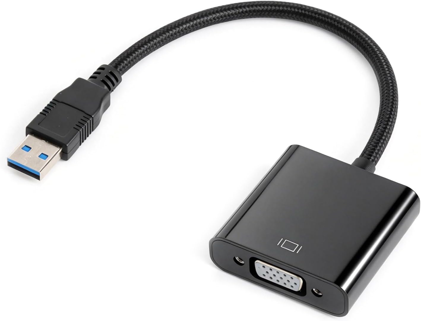 Hengbird Usb 3.0 Zu Vga-adapter Mit Externem Treiber Hd-videokonverter 1080p Multi-screen Für Pc, Laptop, Tv, Hdtv-monitor, Vga-projektor Für Windows Xp/8/8.1/10/11