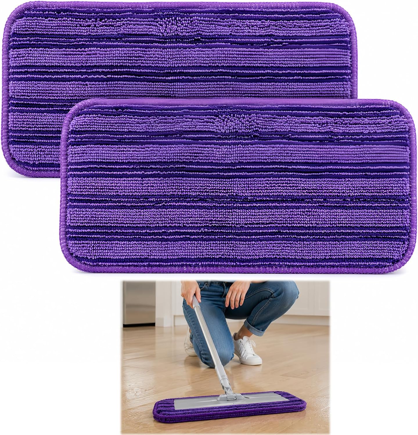 Waschbares Mikrofasertuch, Kompatibel Mit Swiffer Wetjet, Für Verschiedene Oberflächen, Wiederverwendbar