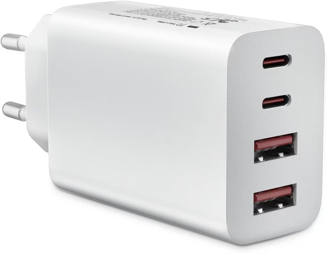 Usb-c-ladegerät, 40 W, Usb-c-stecker, 4 Ports, Schnellladegerät Für Iphone, Multizone-adapter Pd 3,1 A Usb + Typ-c Für Iphone 16, 15, 14, 13, 12, 11 Pro Max, X, Xs, Xr, 8, 7, 6s Plus, Mini, Se, Ipad,
