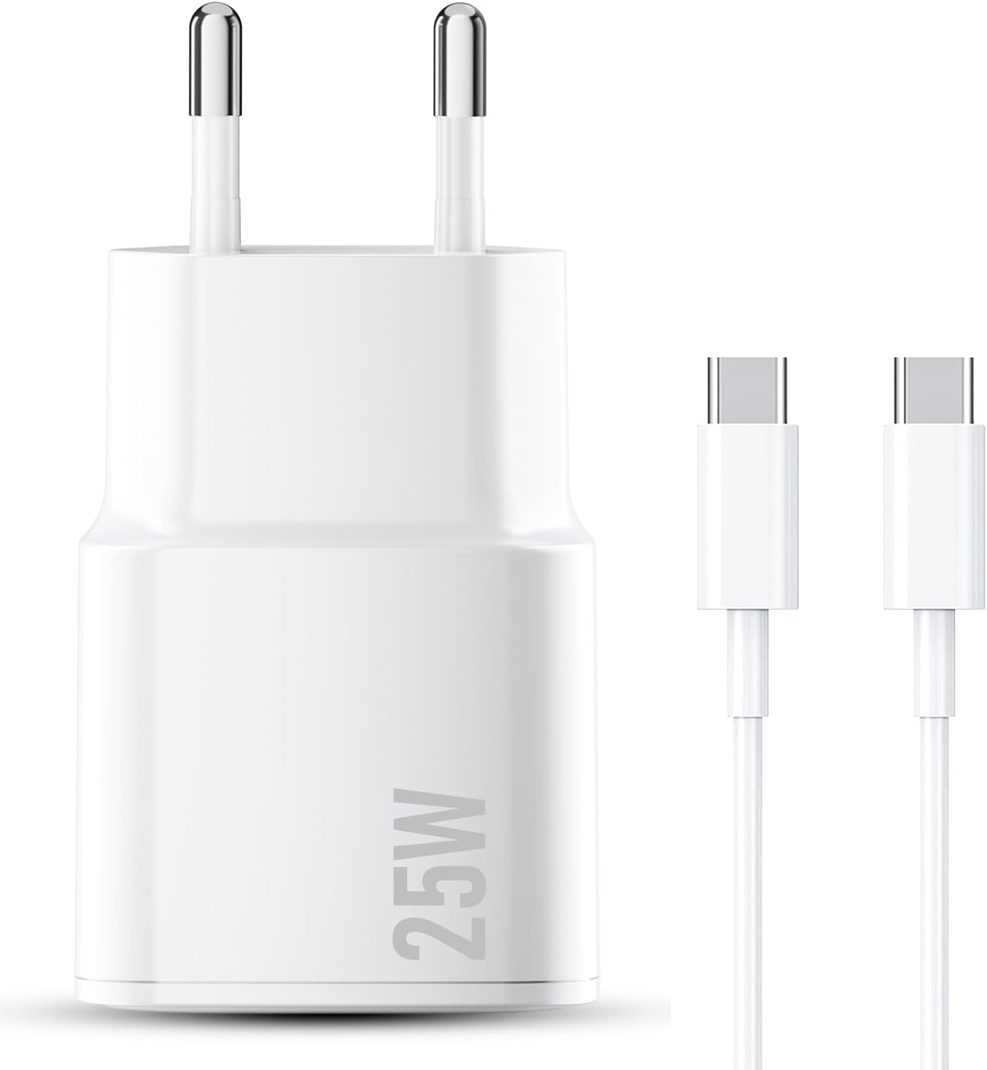 Schnellladegerät Für Iphone 17/16/15, 1 M Usb-c-ladekabel, Kompatibel Mit Iphone 17/17 Air/16/15 (pro/pro Max/plus), Ipad Pro/air (ab 2024), 25-w-pd-3.0-netzteil