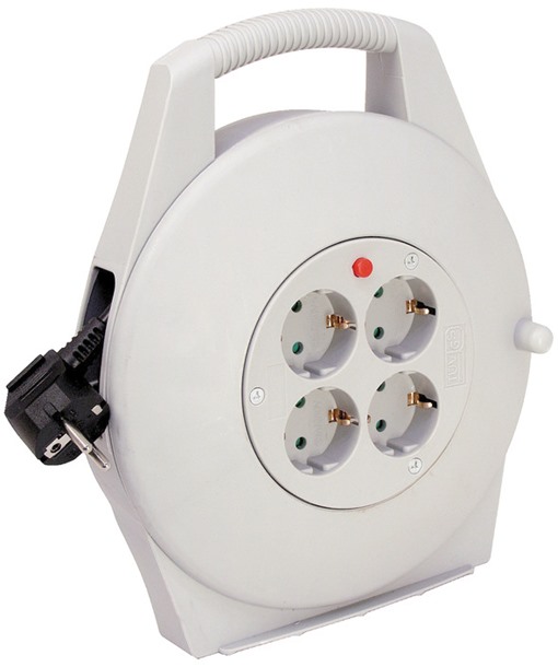 Brennenstuhl Kabelbox Grau 4-fach 10m H05vv-f 3g1,5 Mit Erhöhtem Berührungsschutz - 1093750055