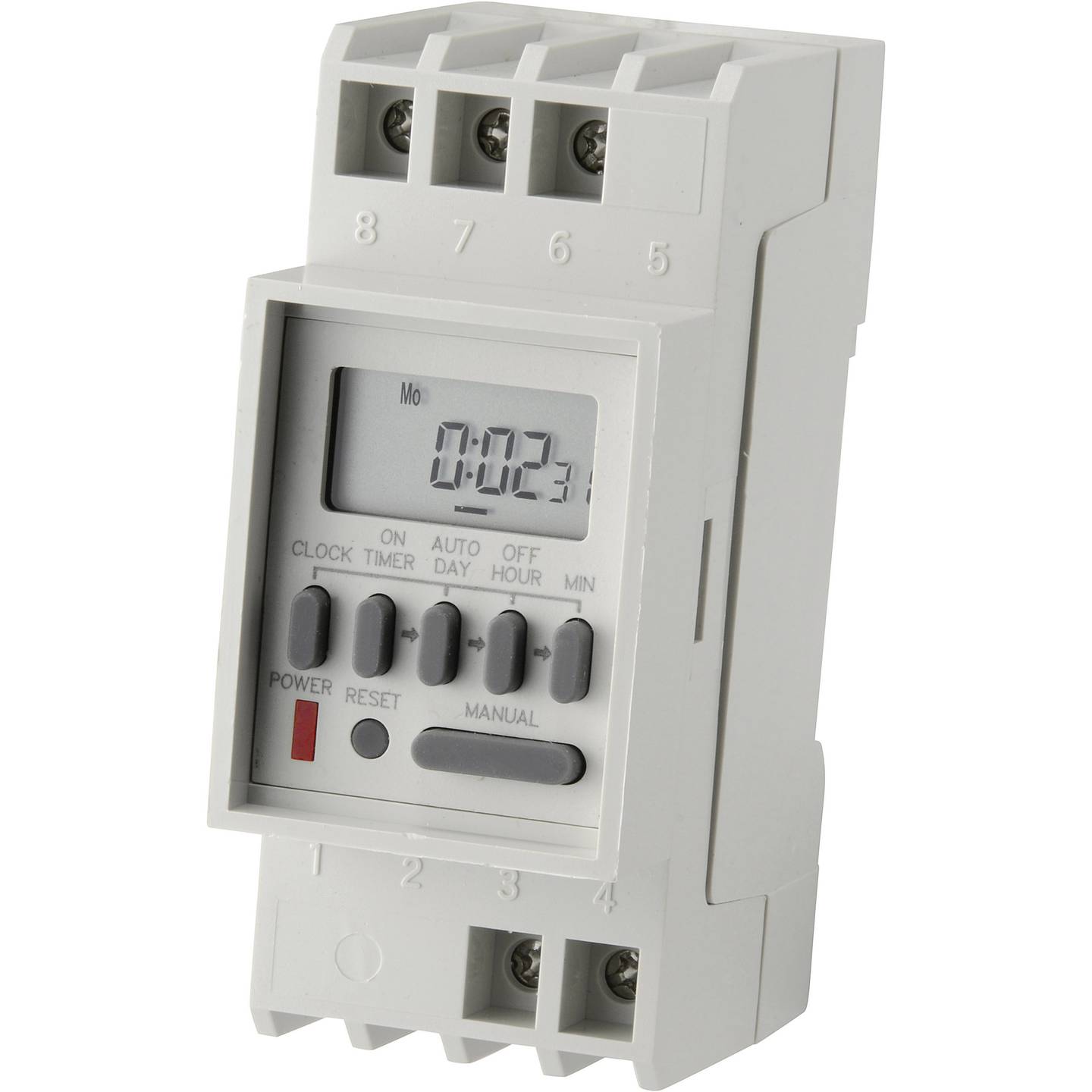 [neuwertig] B-ware C-control Hutschienen-zeitschaltuhr Tm-848-2 Digital 230v 4000w Timerfunktion