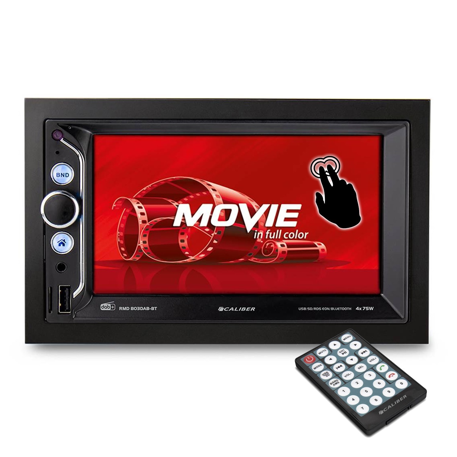 Car Multimedia Caliber Rmd803dab-bt - Touchscreen - Usb / Sd / Aux / Dab + / Bt - Freisprecheinrichtung