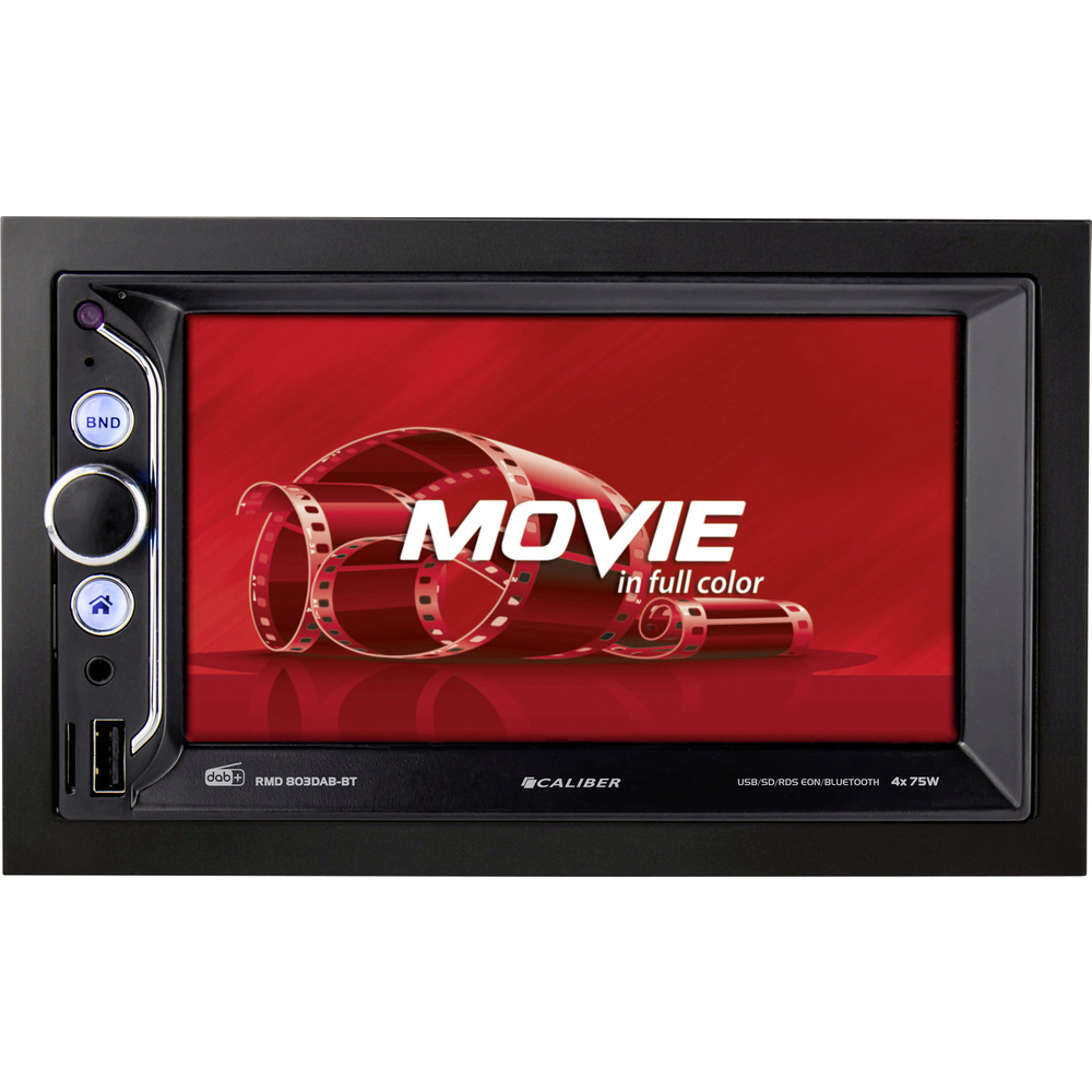 Rmd803dab-bt Moniceiver Anschluss Für Rückfahrkamera, Bluetooth®-freisprecheinrichtung, Dab+ - Caliber