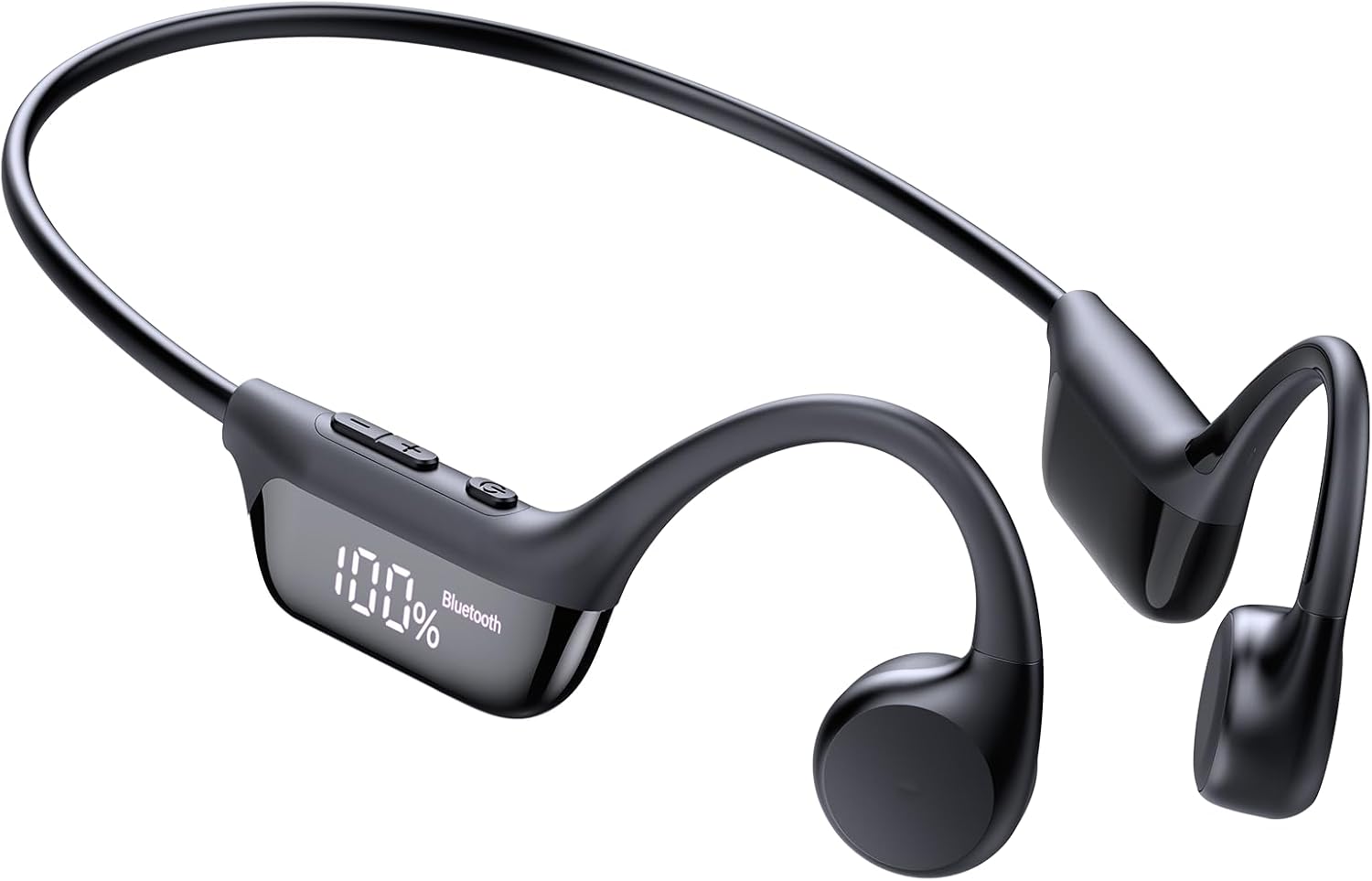 Bluetooth 6.0 Knochenschallkopfhörer, Ip7 Mikrofon, Led-display, 12 Stunden Akkulaufzeit, Kabellose Sportkopfhörer Für Laufen, Sport, Radfahren Und Fitness