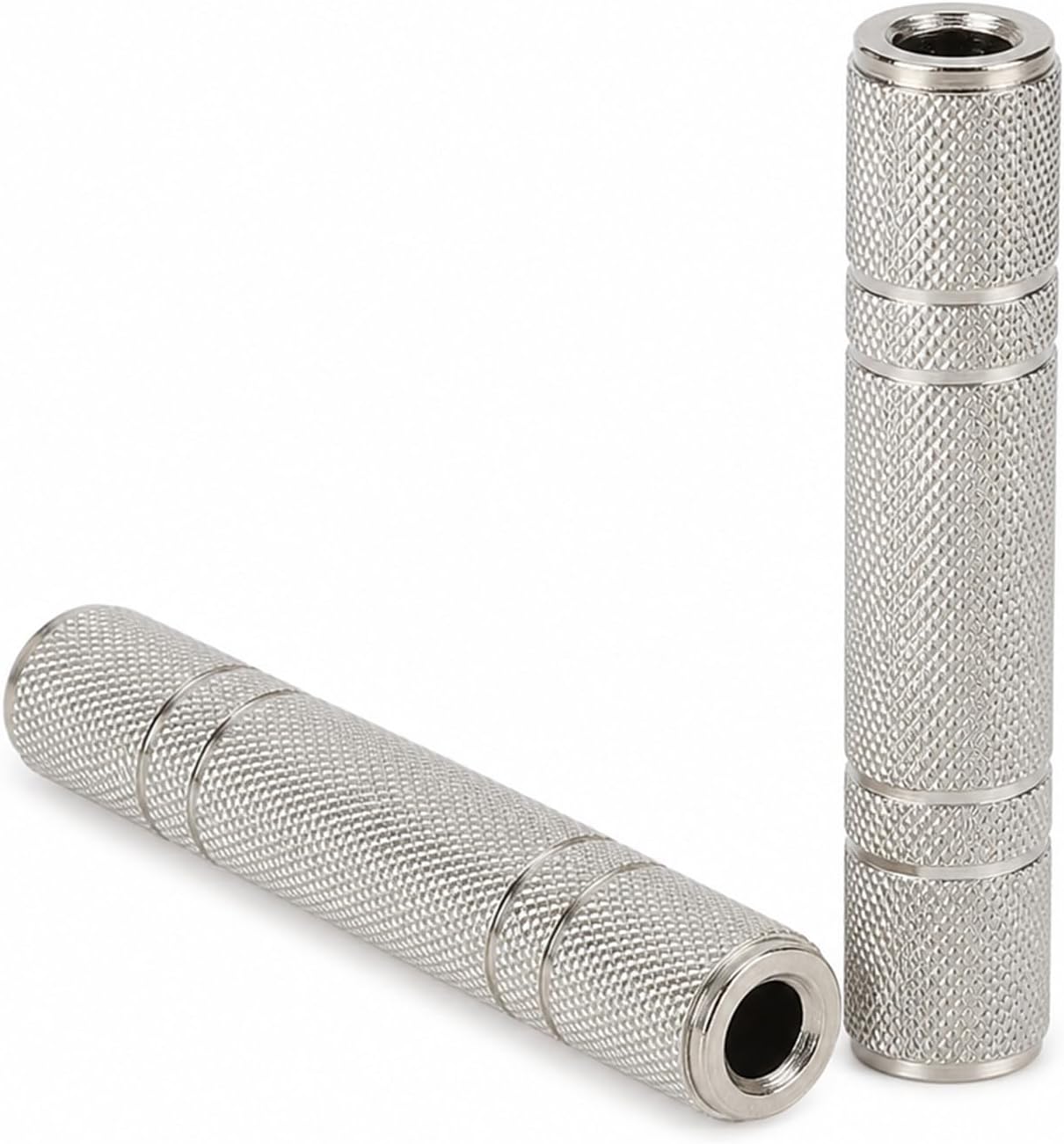 Set Mit 3 6,35-mm-klinkenstecker-adaptern (buchse Auf Buchse), Metall-trs/ts-audiokupplung, 6,35-mm-klinkenverlängerungsadapter Für Gitarre, Bass, Verstärker, Mischpult, Kopfhörerverlängerung, Audioka