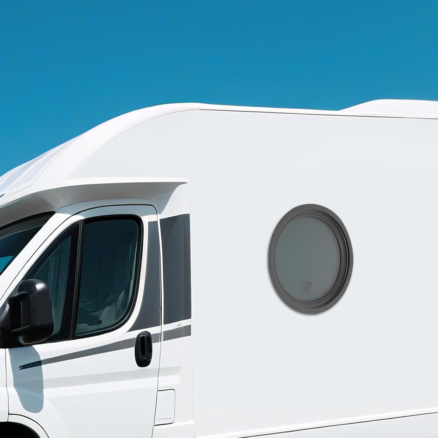 13 Zoll Round Rv Fenster Wohnmobilfenster Wohnwagen Fenster Mit Integriertem Sonnenschutz,uv-beständig,aluminiumlegierung & Gehärtetes Glas Ausstellfenster Für Wohnmobil Und Caravan,durchmesser:33cm