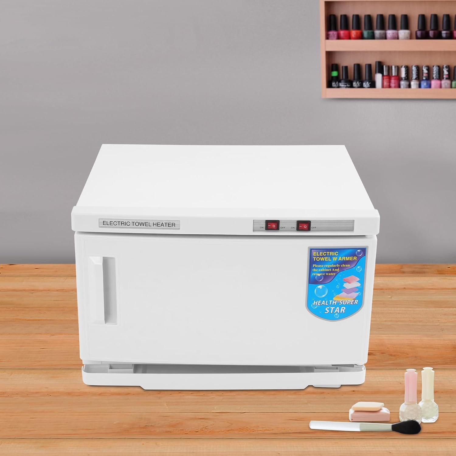 2-in-1 Handtuchwärmer - Heizen Und Warmhalten, Handtuchwärmer Mit Sterilisator, 25l Handtuchheizschrank, Handtuch Schrank Für Privathaushalte, Fitnessstudios, Hotels