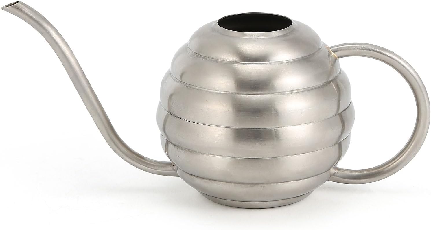 Gießkanne Im Vintage-stil, Gießflasche, Mattschwarz, 400 Ml, Silber