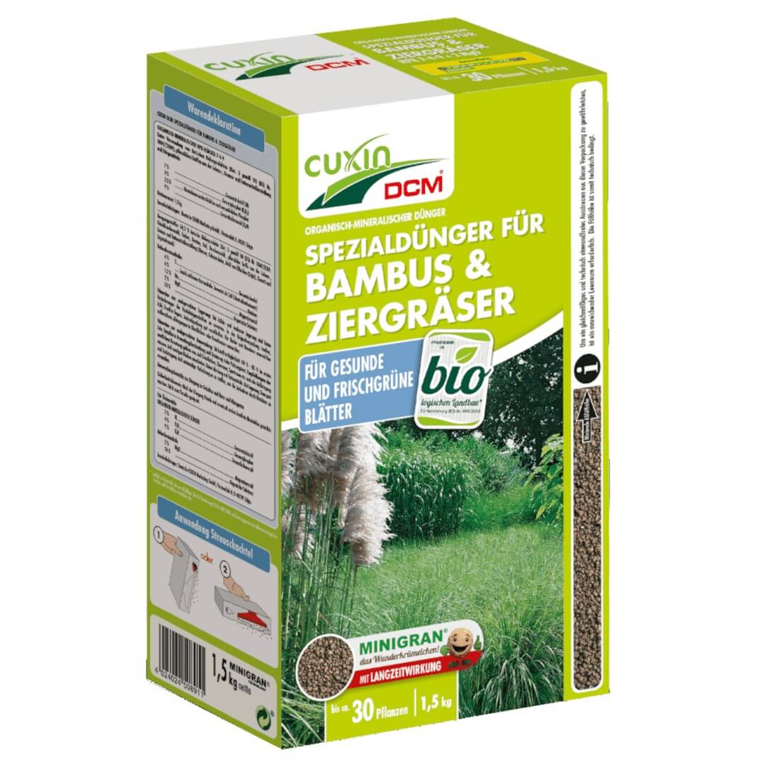 Cuxin Dünger Für Bambus Und Ziergräser 1,5 Kg