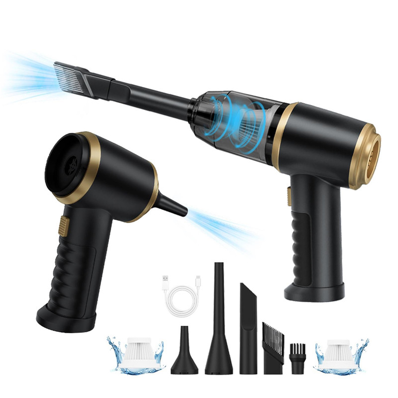 Akku-handstaubsauger 15000 Pa, Kabelloser Mini-handstaubsauger, Nass- Und Trockensauger Mit Usb-ladung, Für Auto, Haushalt, Küche Und Tierhaare