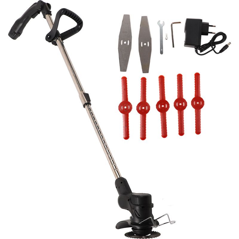 Zoternen – 12v Akku-freischneider – Leistungsstarker Motor – Effizientes Schneiden Von Unkraut – Leicht Und Ergonomisch – 100–240 V