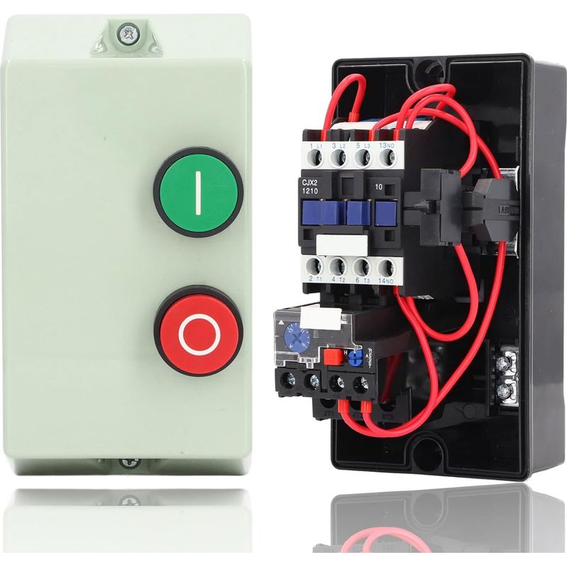 Einphasiger, Wasserdichter Magnetschalter 220 V – Stromstärke 7–10 A – Schutzart Ip55 – Überlastschutz – Le1d09m7