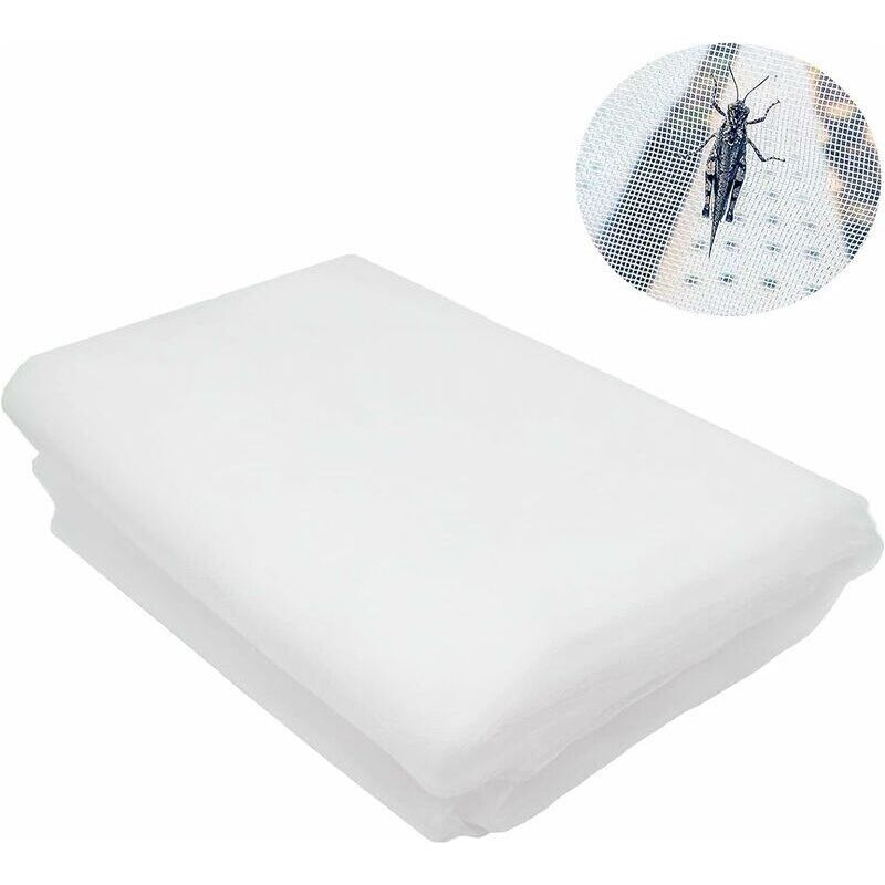 Lauwexe – Vogel- Und Insektennetz 10 M X 2,5 M – Ultrafeines Netzgewebe Aus Uv-stabilisiertem Polyethylen – Optimaler Schutz Für Pflanzen Und Gemüse