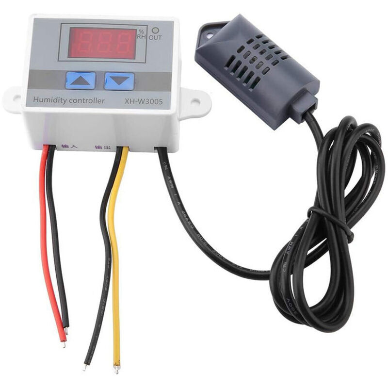 220v Digitaler Hygrometer-schaltregler Mit Feuchtigkeitssensor Xh-w3005, 099% Rh, Temperaturregler, Direktausgang (220v), Ouylaf