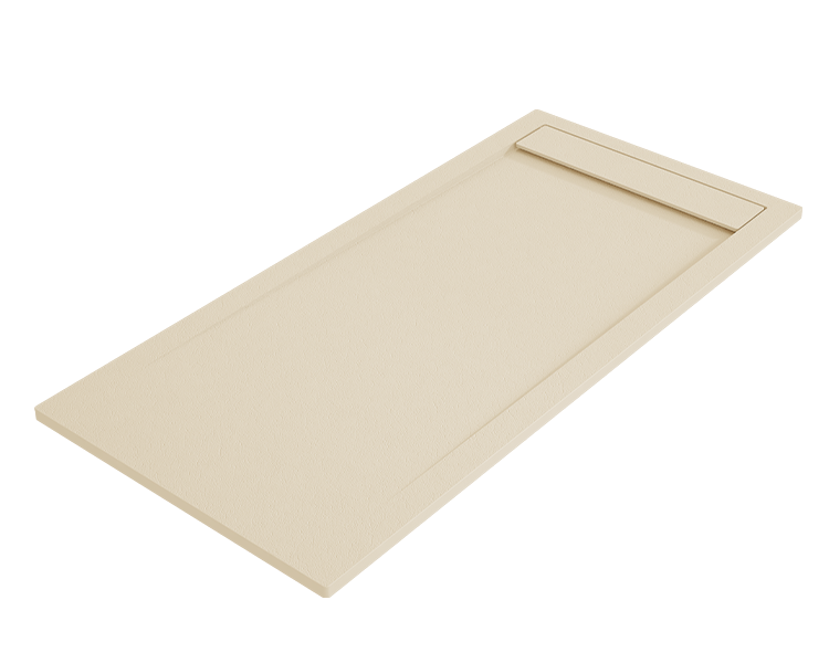 Duschwanne Ambar 80x170 Cm Creme Gitter Creme