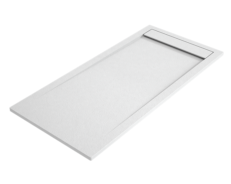 Duschwanne Ambar 70x140 Cm Weiß Gitter Weiß