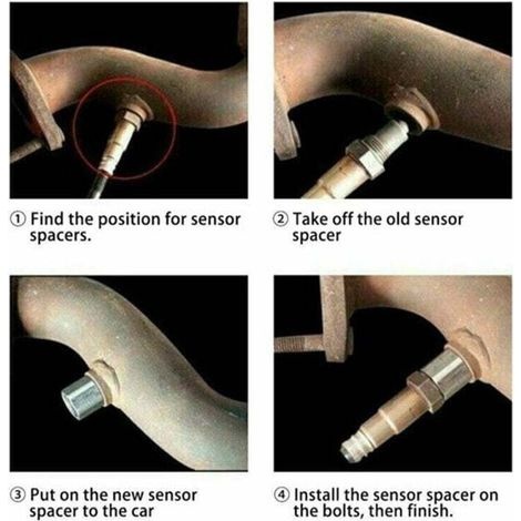 O2-sensor, Auto-sauerstoffsensor Cel Fix Check Engine Light Eliminator Adapter Sauerstoff M18x1,5