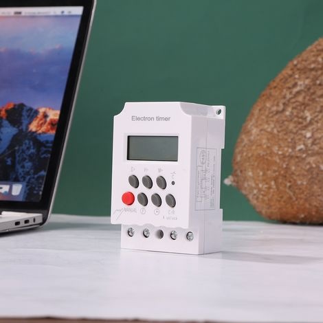 220-v-digitalzeitschaltuhr, Mikrocomputer, Wochenprogrammierer, Elektronische Zeitschaltuhr