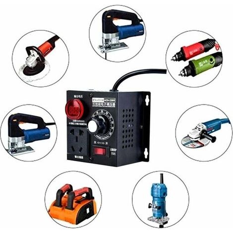 220v 9a 4000w Dimmer Spannungsregler Drehzahlregler Für Scr-lüfter