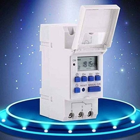 Programmierbarer Digitaler Wochentimer Mit Lcd-anzeige, Din-schienenmontage, 220 V