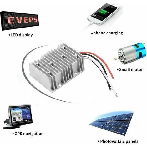 12v/24v Auf 6v 10a Dc/dc-spannungswandler – Ip68 Wasserdicht, Aluminium-druckguss – 92% Bis 97% Wirkungsgrad – Überstromschutz