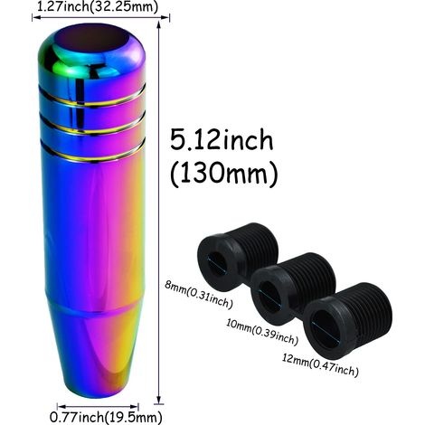 13 Cm Schaltknauf Aus Robuster Aluminiumlegierung, Passend Für Fahrzeuge Mit Schalt- Und Automatikgetriebe