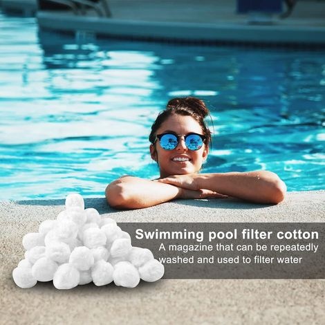 2000 G Filterkugeln Für Sandfiltersysteme. Geeignet Für Schwimmbadfilter, Poolfiltersysteme Und Aquarien. Weiße Filterkugeln.