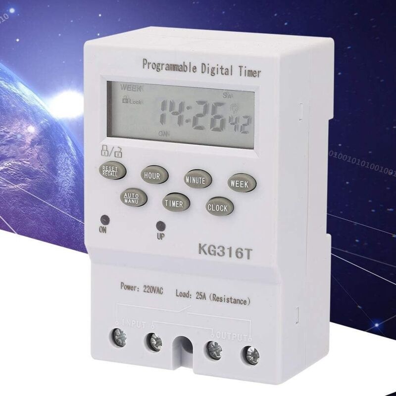 Kg316t 220v Mikrocomputer-zeitschalter, Mikrocomputer-zeitschalter, Automatischer Programmierbarer Digitaler Zeitschalter