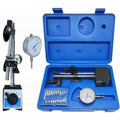 Magnetischer Messuhrständer Mit Magnetfuß, Messbereich 10/0,01 Mm, 1 Set