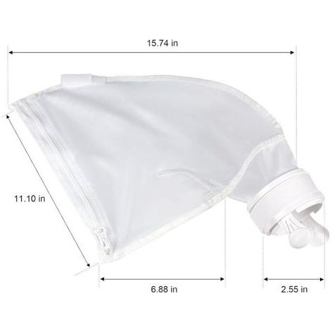 Set Mit 2 Ersatz-reißverschlusstaschen, Kompatibel Mit Polaris 280 Und 480. Multifunktionale Nylon-netztaschen Für Polaris K13 Und K16.