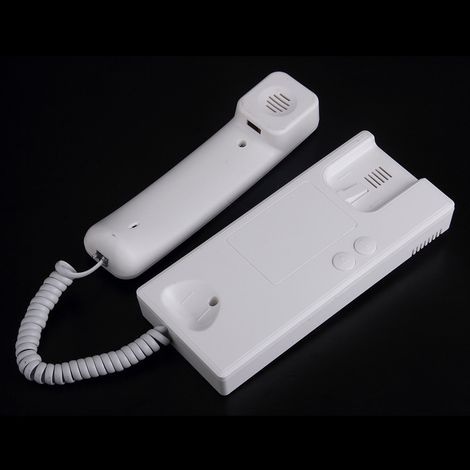Universelle Innensprechanlage Mit 2 Leitungen – Nicht-visuell – Für Trockene Gebäude – Telefonanschluss – Einstellbare Lautstärke –