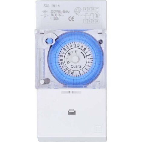 Wasserdichter Mechanischer Timer, Programmierleiste, 24-stunden-zeitschalter Für Den Außenbereich, Ac230v