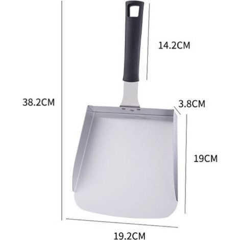 Dieser Extra Große Reislöffel Aus Edelstahl Eignet Sich Für Eine Vielzahl Von Speisen Wie Reis Und Gemüse. Er Ist Das Ideale Küchenutensil Zum Grillen, Für Mahlzeiten Im Freien Und Zum Kochen Auf Dem