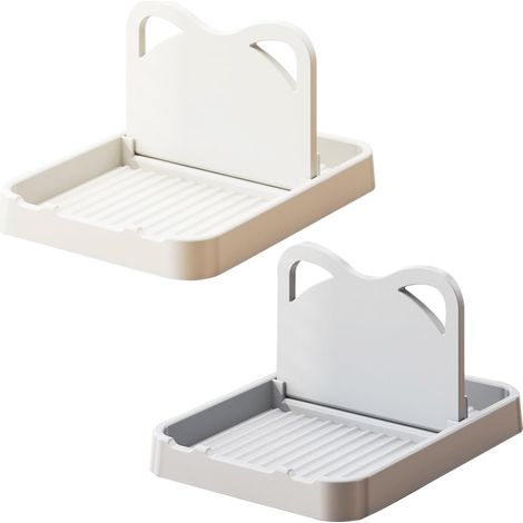 Zusammenklappbare Löffelablage Für Die Küchenarbeitsplatte, Katzenförmiger Topfdeckelhalter Für Löffel, Topfdeckel, Pfannenwender, Küchenutensilien, Gabeln (beige)