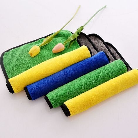 Mikrofasertücher, 30er-packung, Weiche, Ultra-saugfähige Allzweck-reinigungstücher, Küche, Auto, 30 X 30 Cm, Blau
