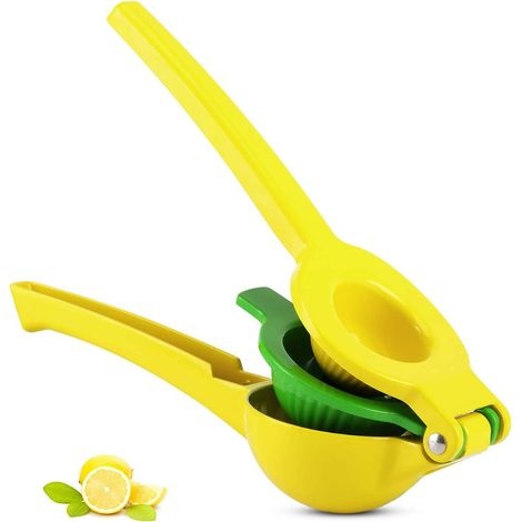 Zitronen- Und Limettenpresse, Spülmaschinenfest, Kern- Und Fruchtfleischfrei, Langer Griff, Robuste Handpresse, Für Limetten Und Zitronen
