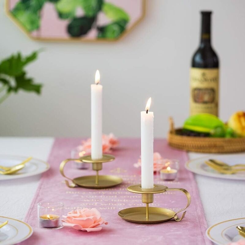Weihnachtsdekoration: Konische Kerzenständer, Goldene Tischkerzenhalter Für Hochzeitszeremonien, Kronleuchter Für Halloween- Und Weihnachtsdekoration Im Esszimmer, 4-teiliges Weihnachtsgeschenk